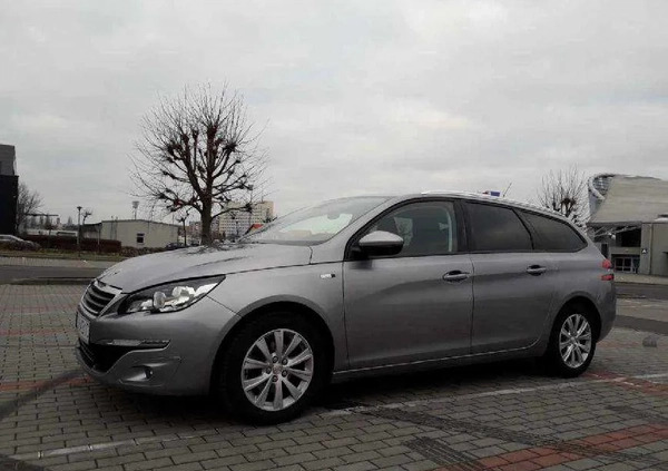 Peugeot 308 cena 44500 przebieg: 75000, rok produkcji 2017 z Gdynia małe 22